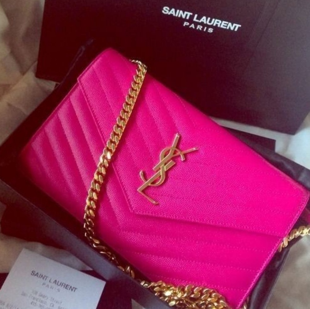 YSL Monogram Chain Wallet